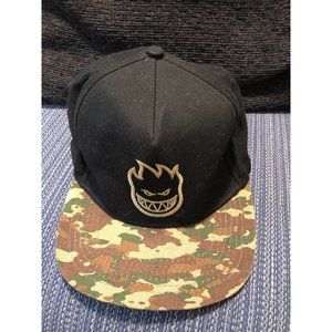 Spitfire Wheels BIGHEAD Snapback Skateboard Hat BLACK/CAMO